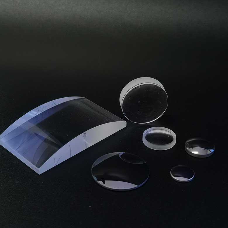 cylindrical glass lens